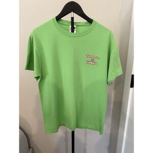 Budweiser Clamato Chelada Beer T Shirt Mens Medium Green Graphic Logo Tee